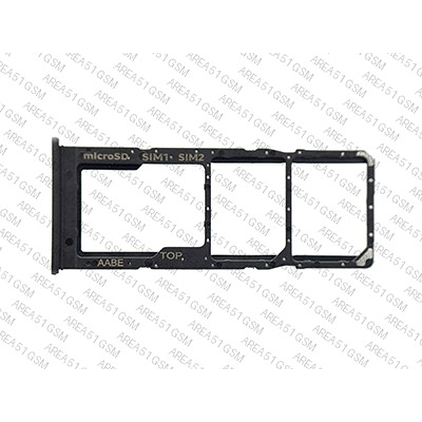Samsung SM-A125 Galaxy A12 - Sportello Dual Sim card/SD Card + Alloggio Nero